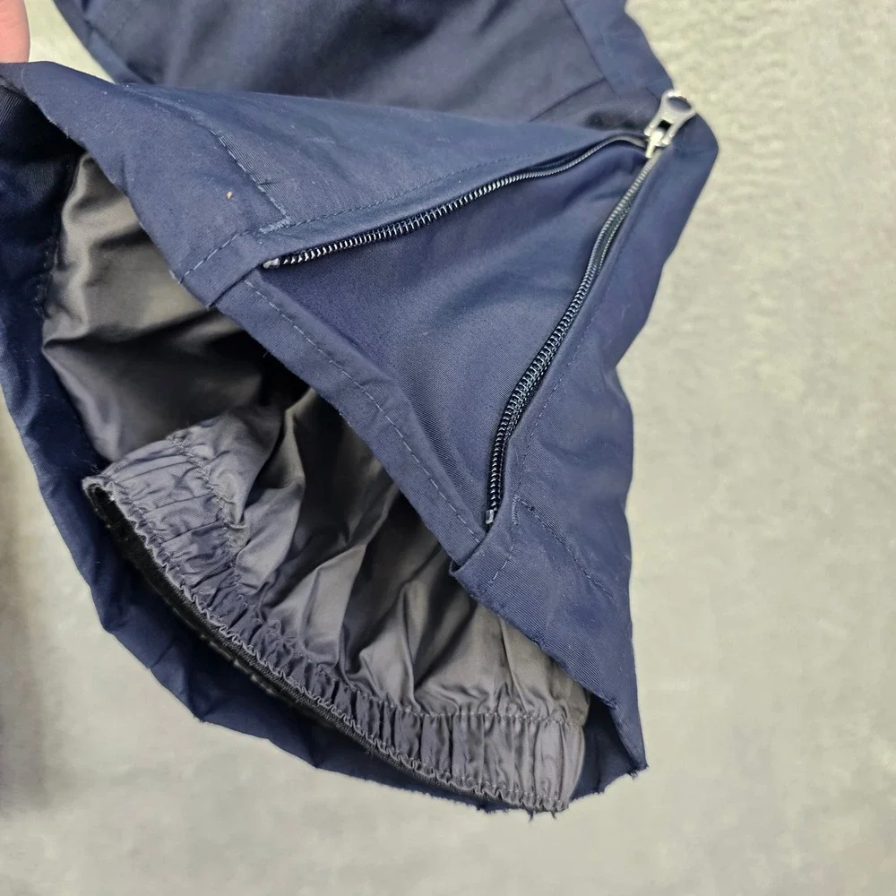 Lands' End Youth Nylon Snow‎ Pants Size 8 Insulated Reinforced Knee Seat Winter